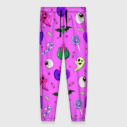 Брюки женские Halloween pink, цвет: 3D-принт