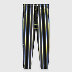 Женские брюки Neon yellow blue white