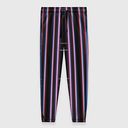 Женские брюки Neon red blue black