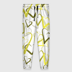 Женские брюки Зеленые сердца