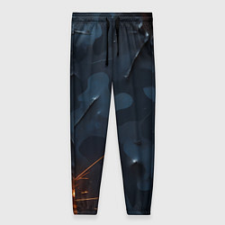 Женские брюки Камуфляжная текстура с дырами