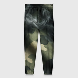 Женские брюки Камуфляжная ткань с дымом