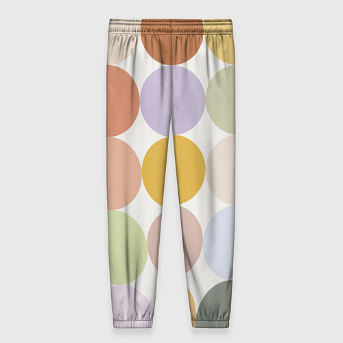 Женские брюки Цветочный горошек / 3D-принт – фото 2