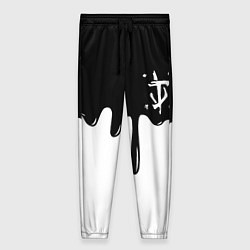 Женские брюки Doom logo жидкие краски