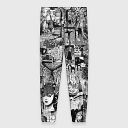 Брюки женские Horror World of Junji Ito, цвет: 3D-принт