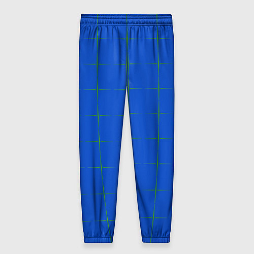 Женские брюки Color blue stripes / 3D-принт – фото 2