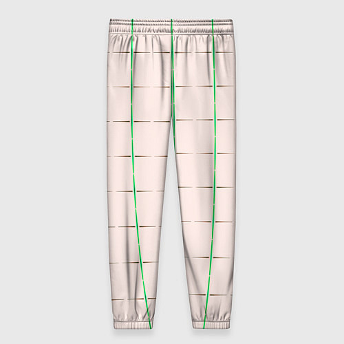 Женские брюки Color white stripes / 3D-принт – фото 2