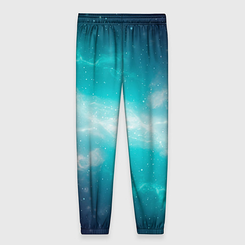 Женские брюки Галактическое сияние небес / 3D-принт – фото 2