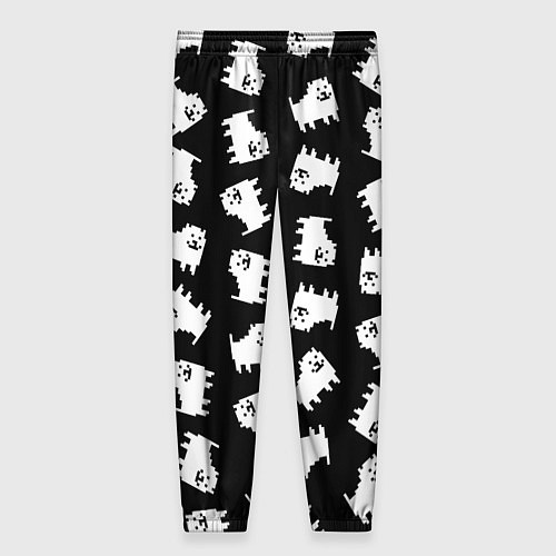 Женские брюки Annoying dog pattern - Undertale / 3D-принт – фото 2