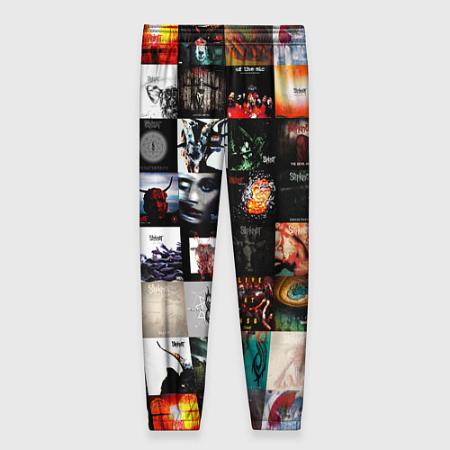 Женские брюки Slipknot - обложки альбомов и песен / 3D-принт – фото 2