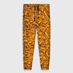 Женские брюки Макароны текстура