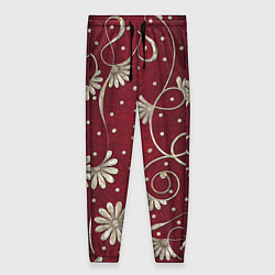 Женские брюки Красный бархат