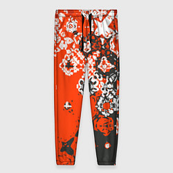 Женские брюки Красно-черная метаморфоза