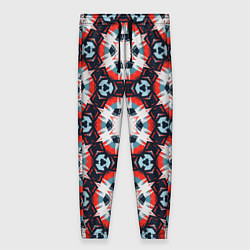 Брюки женские Звездный узор в шестиугольниках, цвет: 3D-принт