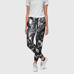 Брюки женские Abstraction cyber pattern - ai art fantasy, цвет: 3D-принт — фото 2