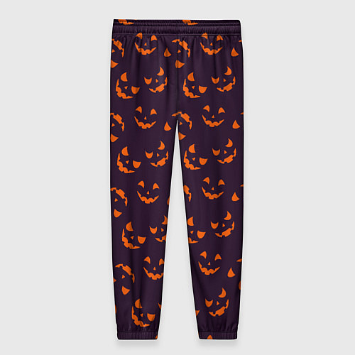 Женские брюки Страшно веселый Halloween - паттерн / 3D-принт – фото 2