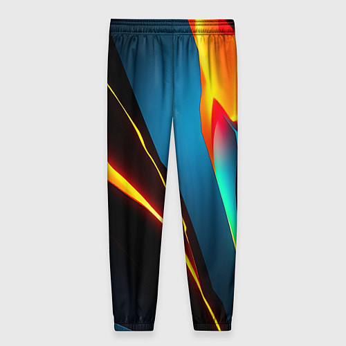 Женские брюки Multicoloured neon / 3D-принт – фото 2