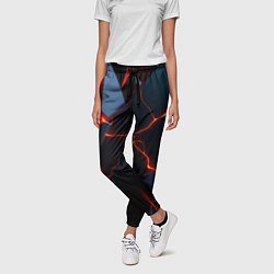 Брюки женские Plate fracturing, цвет: 3D-принт — фото 2