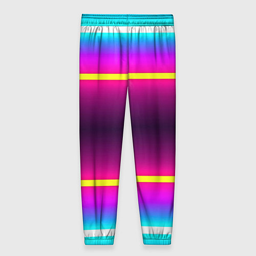 Женские брюки Color neon / 3D-принт – фото 2