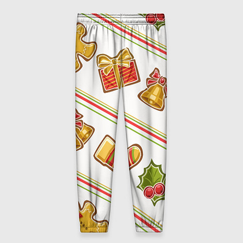 Женские брюки Рождественский дух / 3D-принт – фото 2