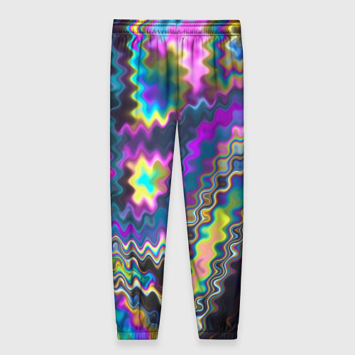 Женские брюки Абстракция переливы / 3D-принт – фото 2