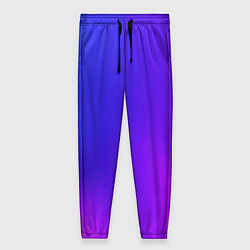 Брюки женские Color multicolored gradient, цвет: 3D-принт