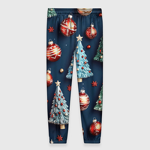 Женские брюки Новгодний паттерн / 3D-принт – фото 2