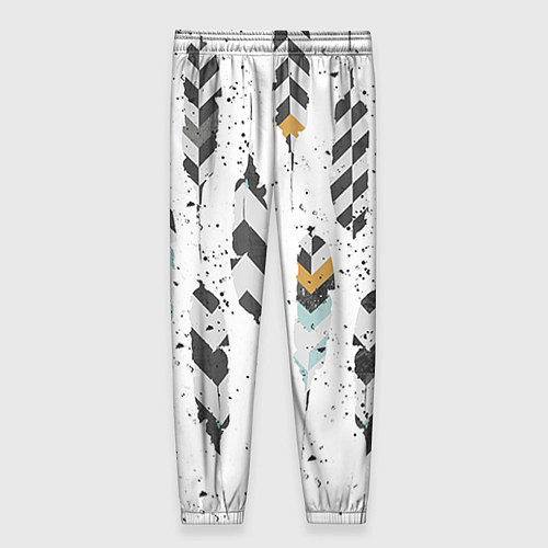 Женские брюки Перья / 3D-принт – фото 2