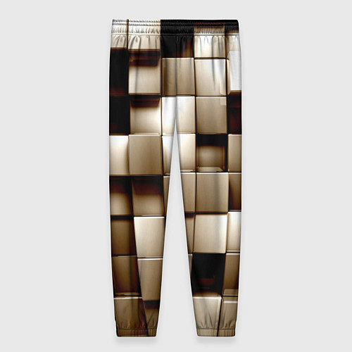 Женские брюки Кубики / 3D-принт – фото 2