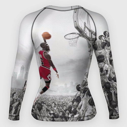 Женский рашгард Michael Jordan NBA / 3D-принт – фото 2