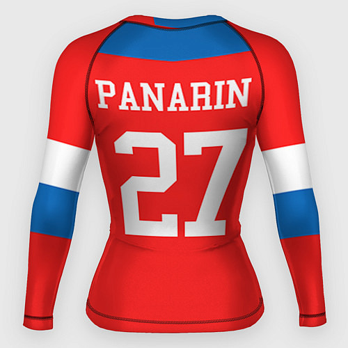 Женский рашгард Сборная РФ: #27 PANARIN / 3D-принт – фото 2