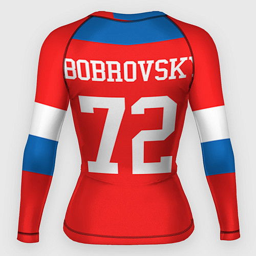 Женский рашгард Сборная РФ: #72 BOBROVSKY / 3D-принт – фото 2