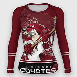 Рашгард женский Arizona Coyotes, цвет: 3D-принт