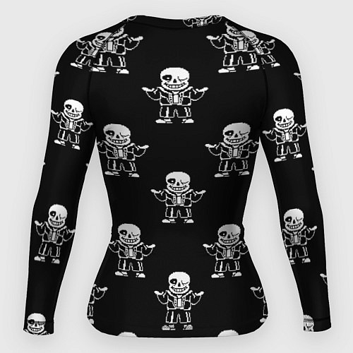 Женский рашгард Undertale Sans (узор) / 3D-принт – фото 2