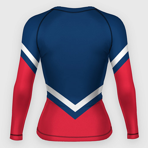Женский рашгард NHL: Washington Capitals / 3D-принт – фото 2