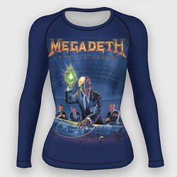 Рашгард женский Megadeth: Rust In Peace, цвет: 3D-принт