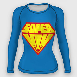 Рашгард женский Супермама, цвет: 3D-принт
