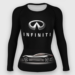 Рашгард женский Infiniti, цвет: 3D-принт