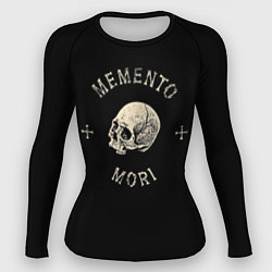 Рашгард женский Memento Mori, цвет: 3D-принт