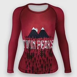 Женский рашгард Twin Peaks Wood