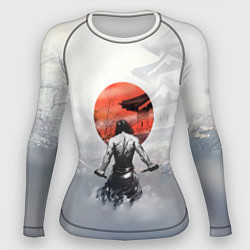 Рашгард женский Японский самурай, цвет: 3D-принт