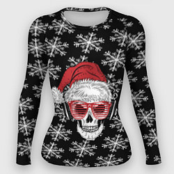 Женский рашгард Santa Skull хипстер