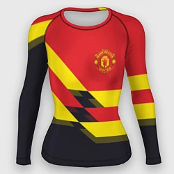 Женский рашгард Man UTD FC: Black style