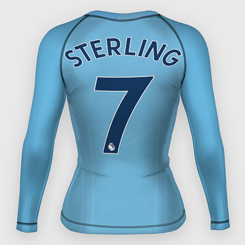 Женский рашгард Man City FC: Sterling Home 17/18 / 3D-принт – фото 2