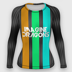 Рашгард женский Imagine Dragons: Evolve Lines, цвет: 3D-принт