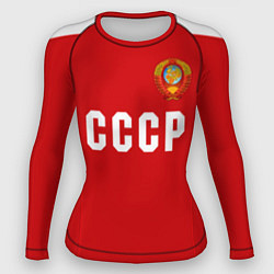 Рашгард женский Сборная СССР 1988, цвет: 3D-принт