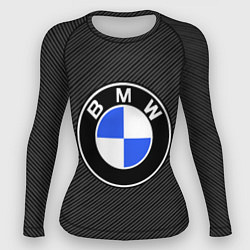 Рашгард женский BMW CARBON БМВ КАРБОН, цвет: 3D-принт