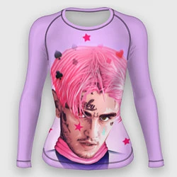 Рашгард женский Lil Peep: Pink Edition, цвет: 3D-принт