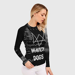 Рашгард женский Watch Dogs: Hacker, цвет: 3D-принт — фото 2