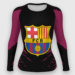 Рашгард женский Barcelona FC: Sport Fashion, цвет: 3D-принт